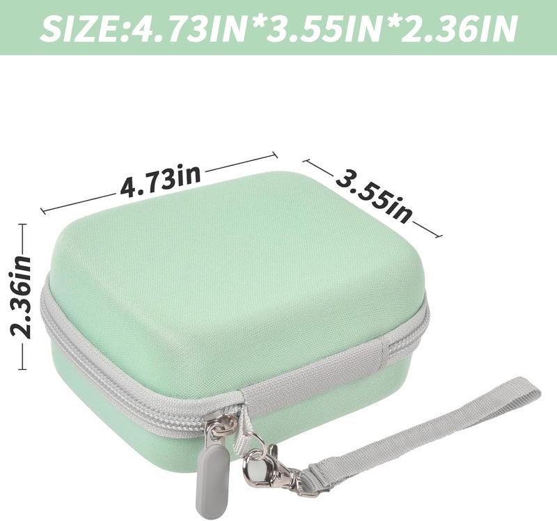 Grapsa Digital Camera Case for CAMKORY/for Kodak Pixpro/for VAHOIALD/for Sony DSCW800 830/ for Canon PowerShot 180 190. Vlogging Cameras Storage Holder for Accessories (Box Only)-Green - Image 5